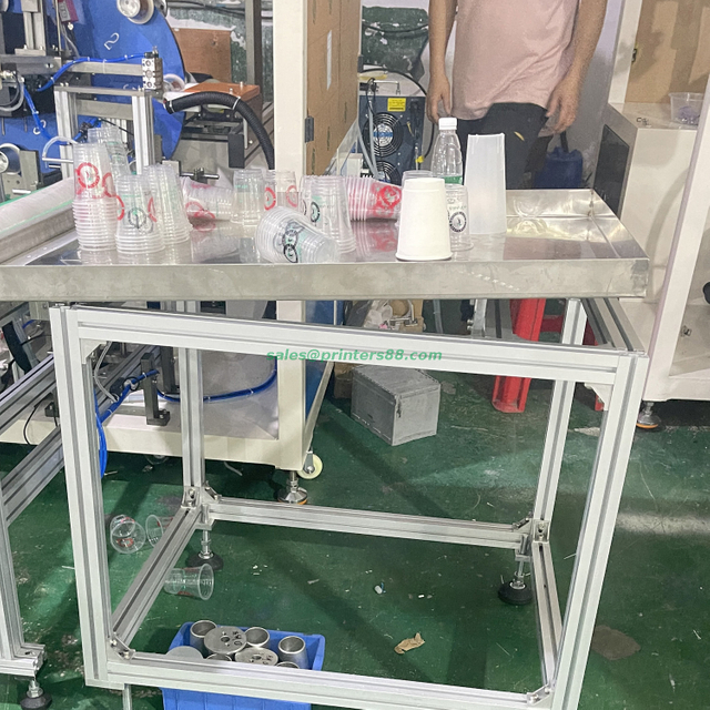 Máquina de serigrafía automática para tazas de café (HX-1SR-UV/B)