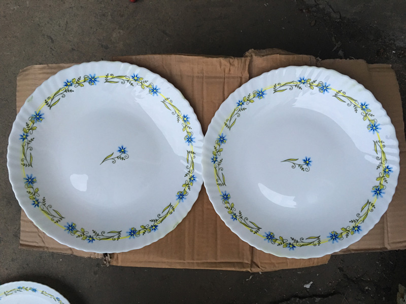 Máquina de impresión de vajilla de vidrio de ópalo