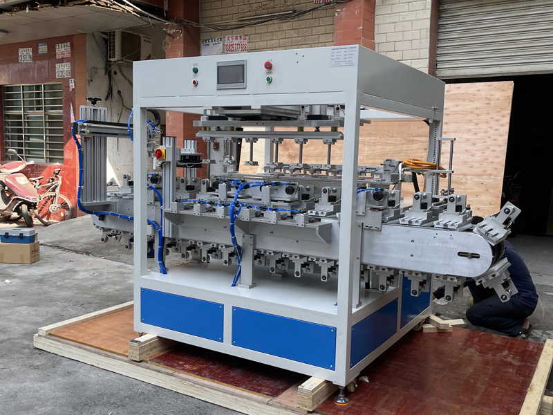 Impresora tampográfica de seis colores con cinturón de tanque vendida a Ucrania