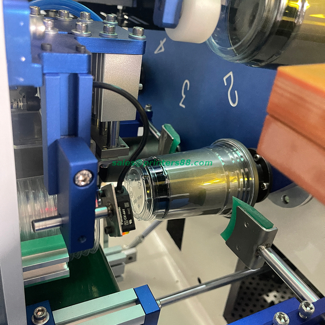 Máquina de serigrafía de vaso de plástico desechable de té con leche multicolor (HX-1SR-LED)