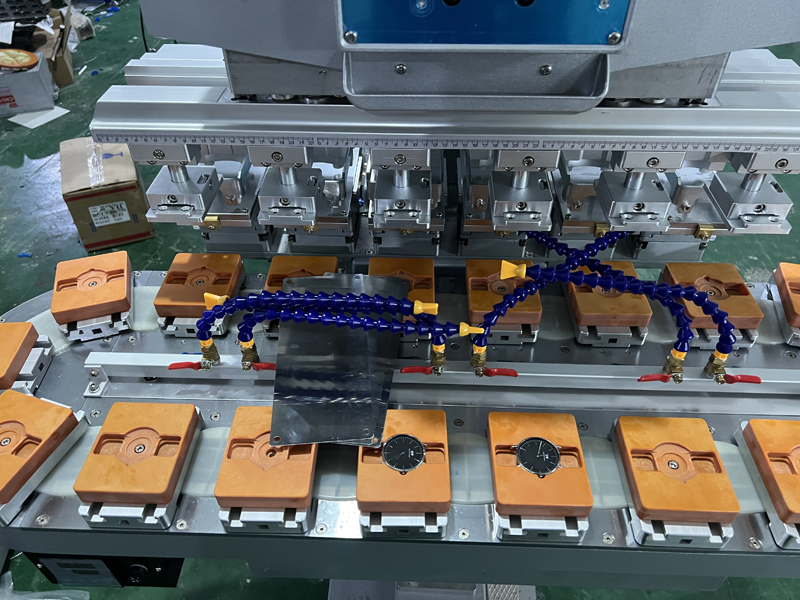 Impresora tampográfica de seis colores para esfera de reloj 