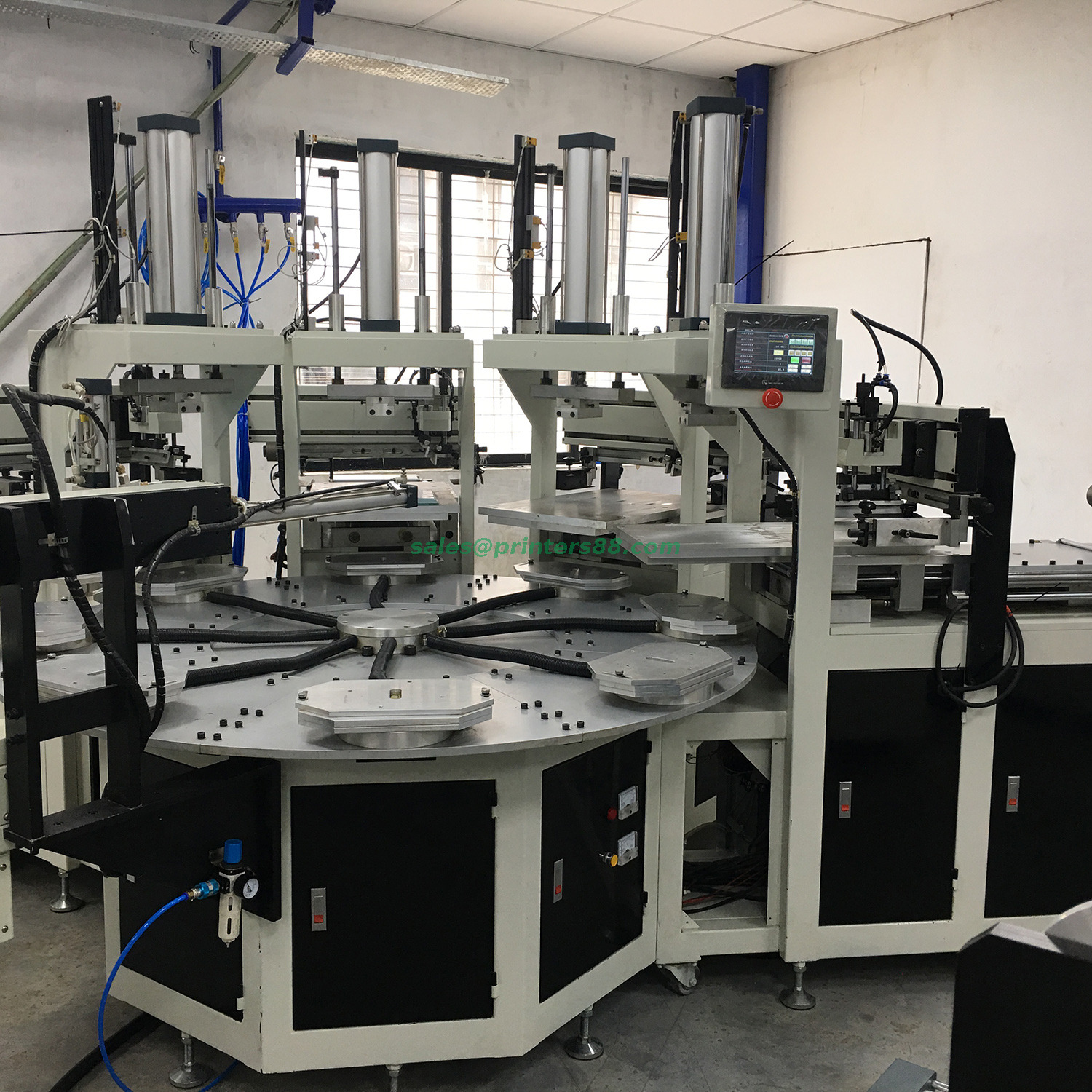 Máquina de impresión de almohadilla de cristalería Opal