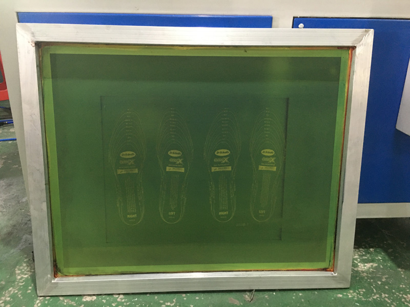 Máquina de serigrafía de plantilla ordenada por cliente de Canadá