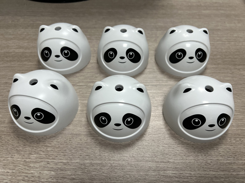 Máquina de tampografía con cabeza de juguete