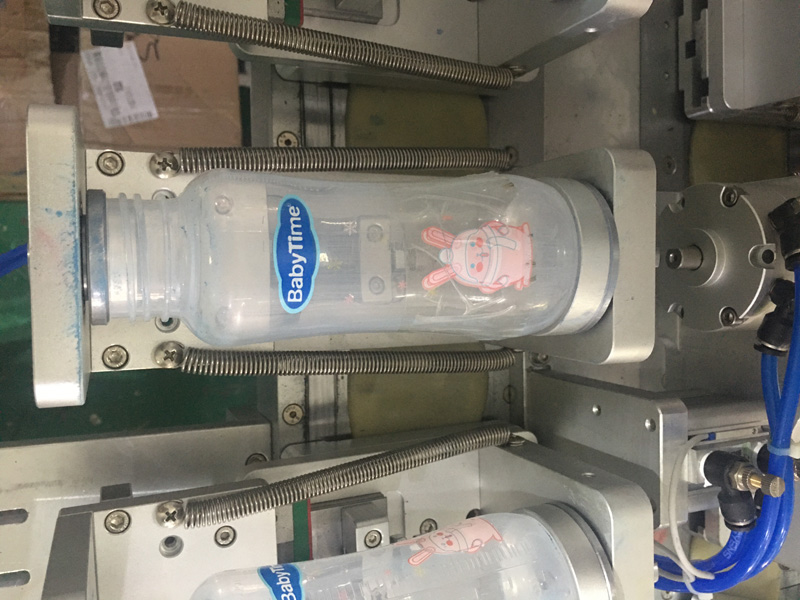 Máquina de tampografía de seis colores para biberones